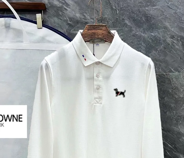 TB/ 24SS Polo 。 T . . ! Piquet , “ ”。 . , , logo ， ， ， ， ， ， 。 Black/White/ Size：M~3XL